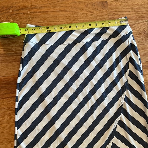 Athleta Like New Seeing Stripes Midi Skirt - Picture 8 of 9